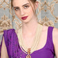 Rajwada White Multiple Layered Pearls Long Necklace Set For Women