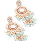 Rajwada Women Sea Green Dangle Earrings