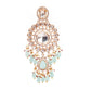 Rajwada Women Sea Green Dangle Earrings
