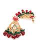 Rajwada Women White And Green Double Sided Choker Necklace Set