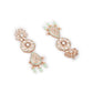Rajwada Women Pink And Green Long Necklace Set