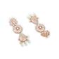 Rajwada Women Pink And Green Long Necklace Set