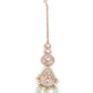 Rajwada Women Pink And Green Long Necklace Set