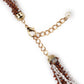 Rajwada Women Brown And White Long Necklace Set