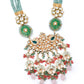 Rajwada Women Royal Look Multicolored Double Sided Long Necklace Set