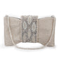 Rajwada Women Silver Embellished Cutdana Clutch Bag