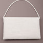 Rajwada Women White Cutdana Embroidered Clutch Bag