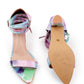 Rajwada Women Multicolored Block Heel Sandals