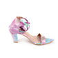Rajwada Women Multicolored Block Heel Sandals
