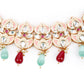 Rajwada Women Multicolored Meenakari Choker Necklace Set