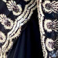 Rajwada - Black Net Sequins Saree with Stitched Blouse