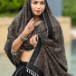Rajwada Black Printed Cotton Stitched Lehenga With Stitched Blouse For Women