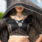 Rajwada Black Printed Cotton Stitched Lehenga With Stitched Blouse For Women