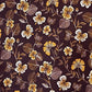 Rajwada Brown Silk Blend Floral Print Solid Kurti For Women