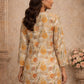 Rajwada Multicolour Silk Blend Floral Print Solid Kurti For Women