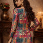Rajwada Multicolor Silk Blend Printed Solid Kurti For Women