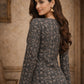 Rajwada Black Silk Blend Printed Solid Kurti For Women