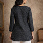 Rajwada Black Silk Blend Printed Solid Kurti For Women