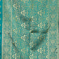 Rajwada Teal Green Silk Blend Zari Work Saree For Women
