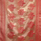 Rajwada Red Silk Blend Zari Work Saree For Women