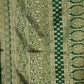 Rajwada Dark Green Silk Blend Zari Work Saree For Women