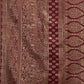 Rajwada Maroon Silk Blend Zari Work Saree For Women