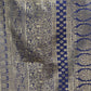 Rajwada Navy Blue Silk Blend Zari Work Saree For Women
