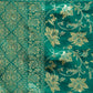 Rajwada Teal Green Silk Blend Zari Work Saree For Women