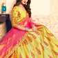 Rajwada Women Designer Soft Net Semi Stitched Lehenga Choli