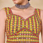 Rajwada Women Maroon Embroidered Semi Stitched Lehenga With Unstitched Blouse