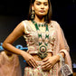 Rajwada Women Multicolor Net Semi Stitched Lehenga With Unstitched Blouse