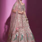 Rajwada Women Multicolor Net Semi Stitched Lehenga With Unstitched Blouse