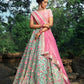 Rajwada Women Sea Green Stunning Semi Stitched Lehenga With  Unstitched Blouse