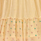 Rajwada Yellow Georgette Embroidered Stitched Gown With Dupatta For Women