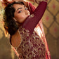 Rajwada Women Maroon Modern Semi Stitched Kurta Set