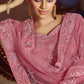 Rajwada Women Purple Soft Net Semi Stitched Lehenga With Unstitched Blouse
