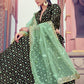 Rajwada Women Beautiful Black Semi Stitched Lehenga With Unstitched Blouse