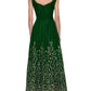 Rajwada Women Modern Green Semi Stitched Gown