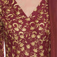 Rajwada Women Gorgeous Maroon Semi Stitched Gown