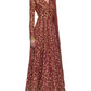 Rajwada Women Gorgeous Maroon Semi Stitched Gown