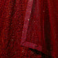Rajwada Women Maroon Sequins, Thread Semi Stitched Lehenga With Unstitched Blouse