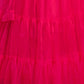 Rajwada - Pink Soft Net Solid Semi Stitched Lehenga Choli