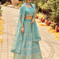Rajwada Women Designer Organza Soft Net Semi Stitched Lehenga Choli