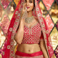 Rajwada Women Designer Organza Soft Net Semi Stitched Lehenga Choli