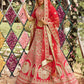 Rajwada Women Designer Organza Soft Net Semi Stitched Lehenga Choli