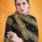 Rajwada Women Attractive Black Georgette Semi Stitched Kurta Set