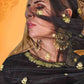 Rajwada Women Attractive Black Georgette Semi Stitched Kurta Set