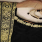 Rajwada Women Attractive Black Georgette Semi Stitched Kurta Set