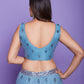 Rajwada Women Aqua Net Stitched Lehenga Choli