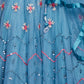 Rajwada Women Aqua Net Stitched Lehenga Choli